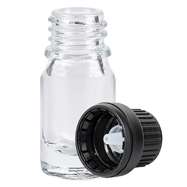 Butelka z zakraplaczem 5 ml 2 mm czarna OV ClearLine UT18/5 Butelka z zakraplaczem 5 ml 2 mm czarna OV ClearLine UT18/5