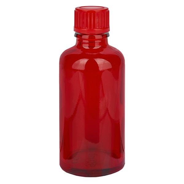 Butelka 50 ml 11 mm SV czerwona STD RedLine UT18/50 Butelka 50 ml 11 mm SV czerwona STD RedLine UT18/50