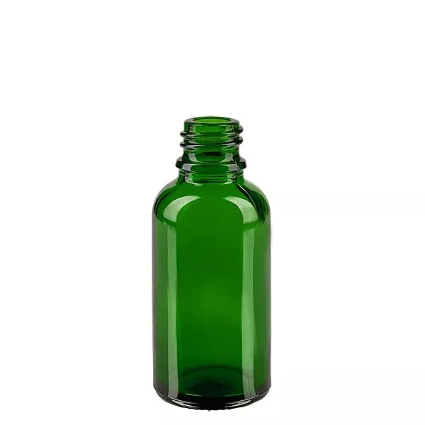 Butelka z zakraplaczem 30 ml DIN 18 ZIELONE SZKŁO Butelka z zakraplaczem 30 ml DIN 18 ZIELONE SZKŁO