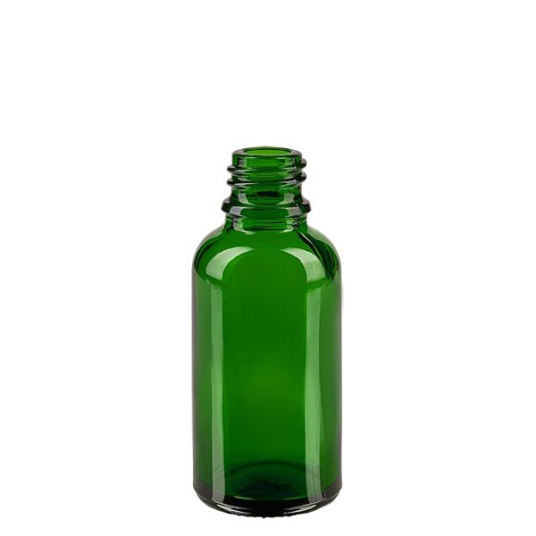 Butelka z zakraplaczem 30 ml DIN 18 ZIELONE SZKŁO Butelka z zakraplaczem 30 ml DIN 18 ZIELONE SZKŁO