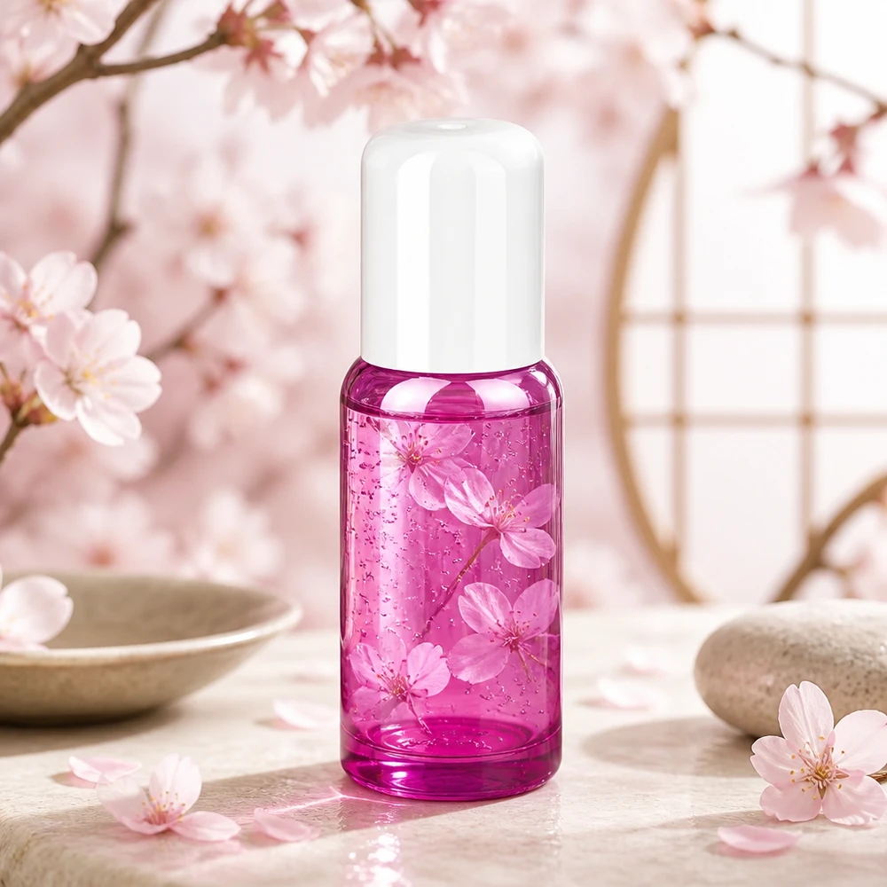 Wysokiej jakości szklana butelka 20 ml z nakrętką roll-on w eleganckim stylu PurpleLine STD UT18/20
