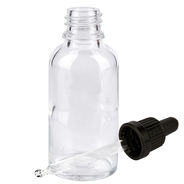30 ml butelka z pipetą czarna OV ClearLine UT18/30 30 ml butelka z pipetą czarna OV ClearLine UT18/30
