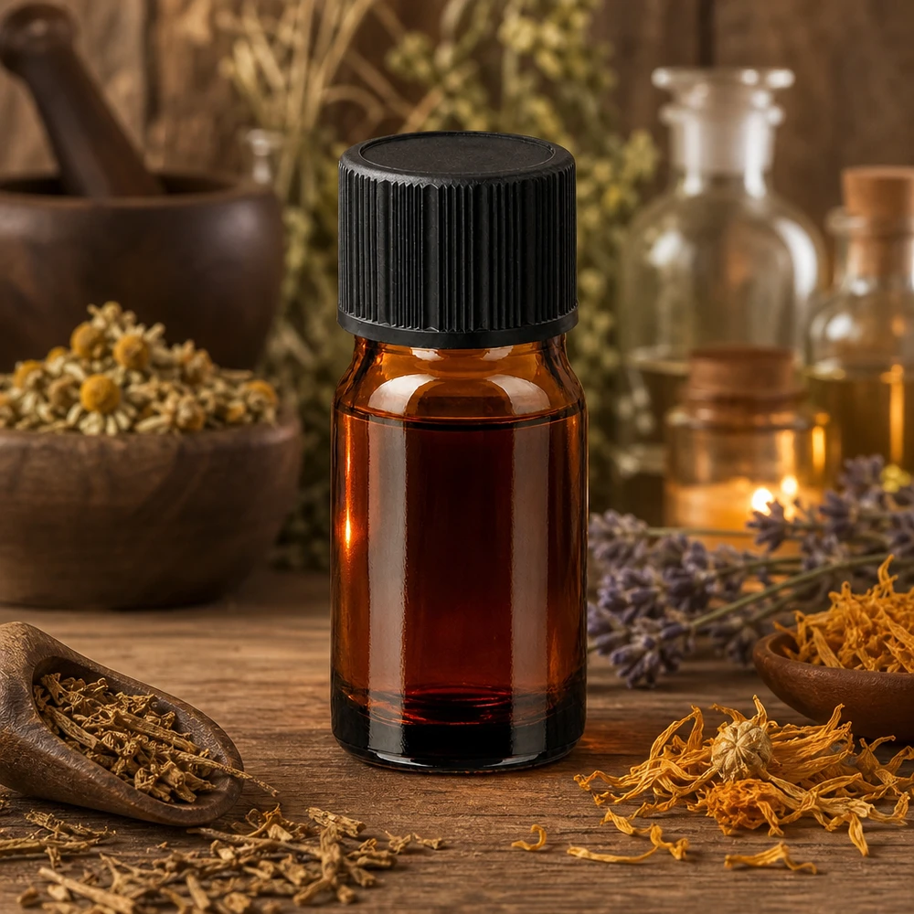Butelka z zakraplaczem 5 ml 1 mm czarna STD BrownLine UT18/5 Kompaktowa butelka aptekarska o pojemności 5 ml wykonana z bursztynowego szkła chroniącego przed promieniowaniem UV z praktycznym zakraplaczem.
