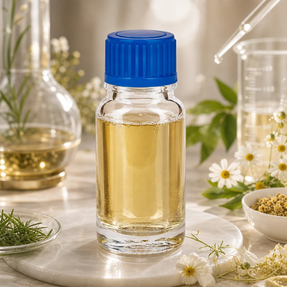 Butelka ze szkła przezroczystego o pojemności 10 ml, model ClearLine UT18/10, z niebieską plastikową nakrętką 11 mm, SV Labor, ekstrakt ziołowy
