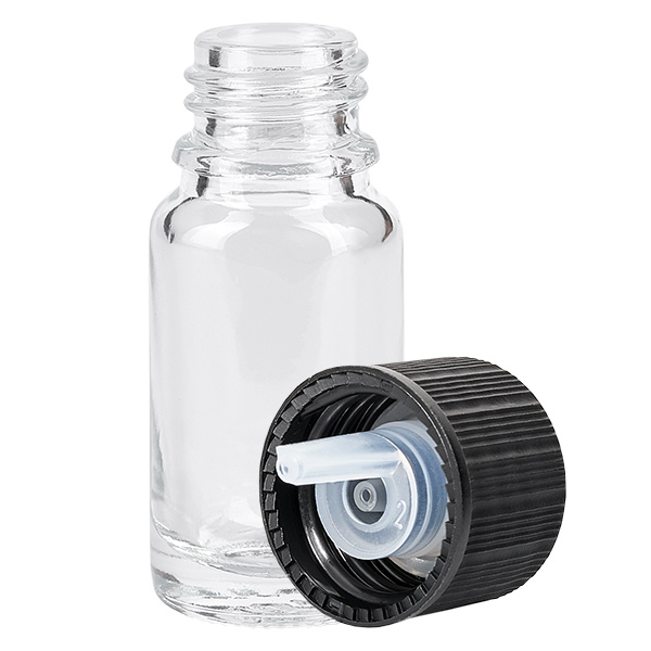 Butelka z zakraplaczem 10 ml 1 mm czarna STD ClearL. UT18/10 Butelka z zakraplaczem 10 ml 1 mm czarna STD ClearL. UT18/10
