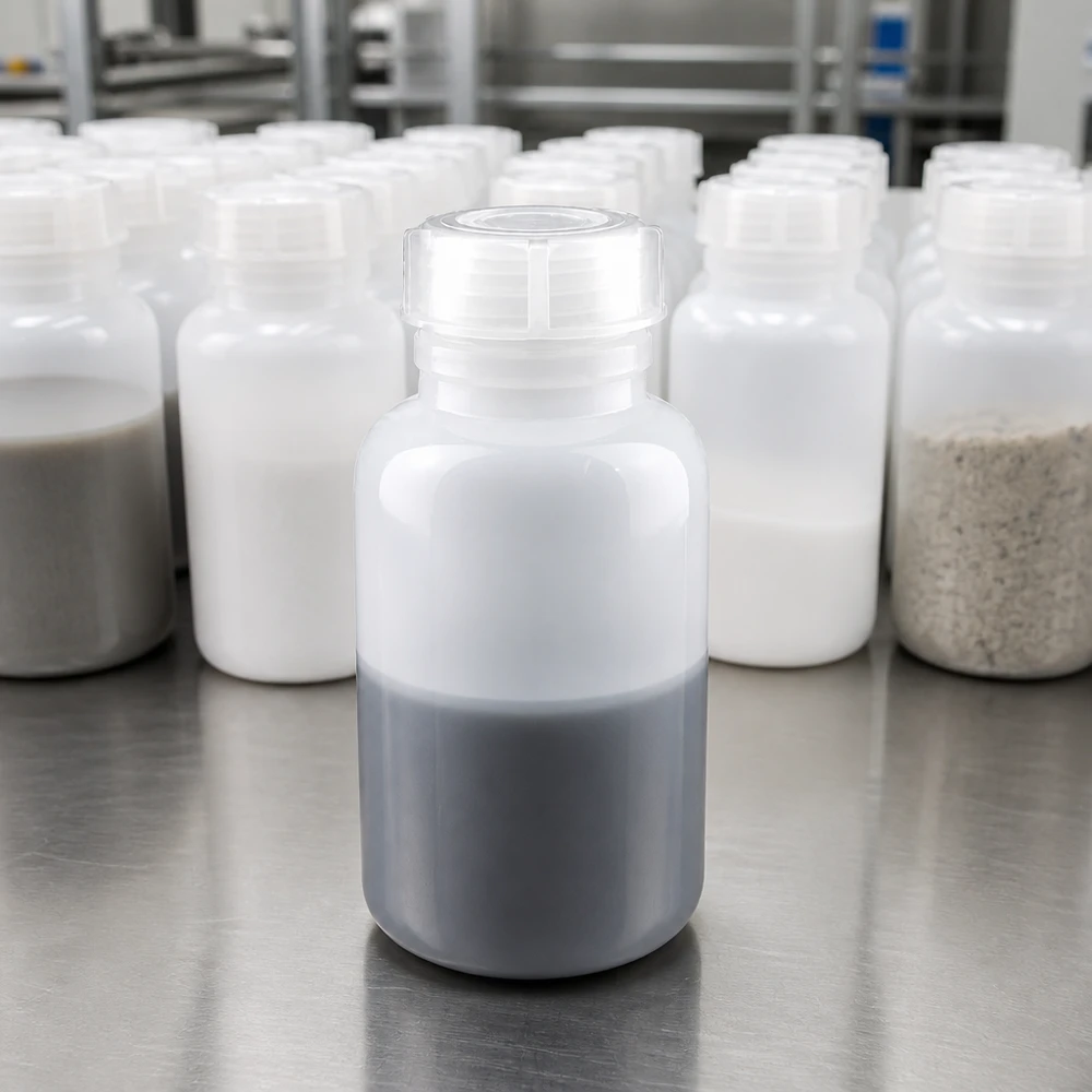 Butelka laboratoryjna 250 ml z szeroką szyjką i zakrętką Zylindrische 250ml Weithals Laborflasche mit breitem Hals für einfache Probenentnahme