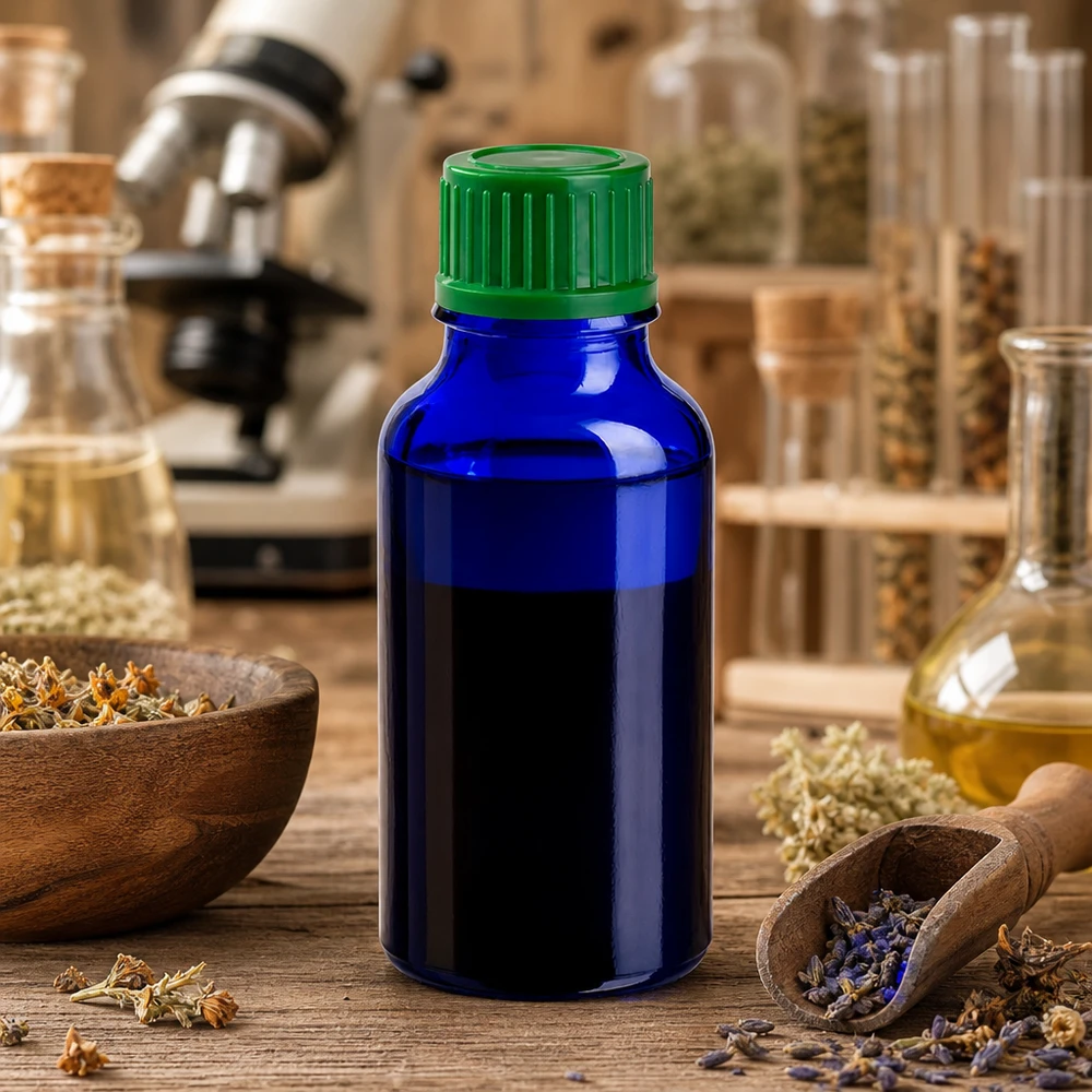 Kompaktowa butelka BlueLine UT18/20 o pojemności 20 ml ze standardowym gwintem 11 mm jest idealna do użytku laboratoryjnego i aromaterapii.