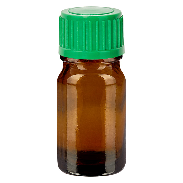 Butelka z kroplomierzem 5 ml 0,8 mm zielona STD BrownLine UT18/5