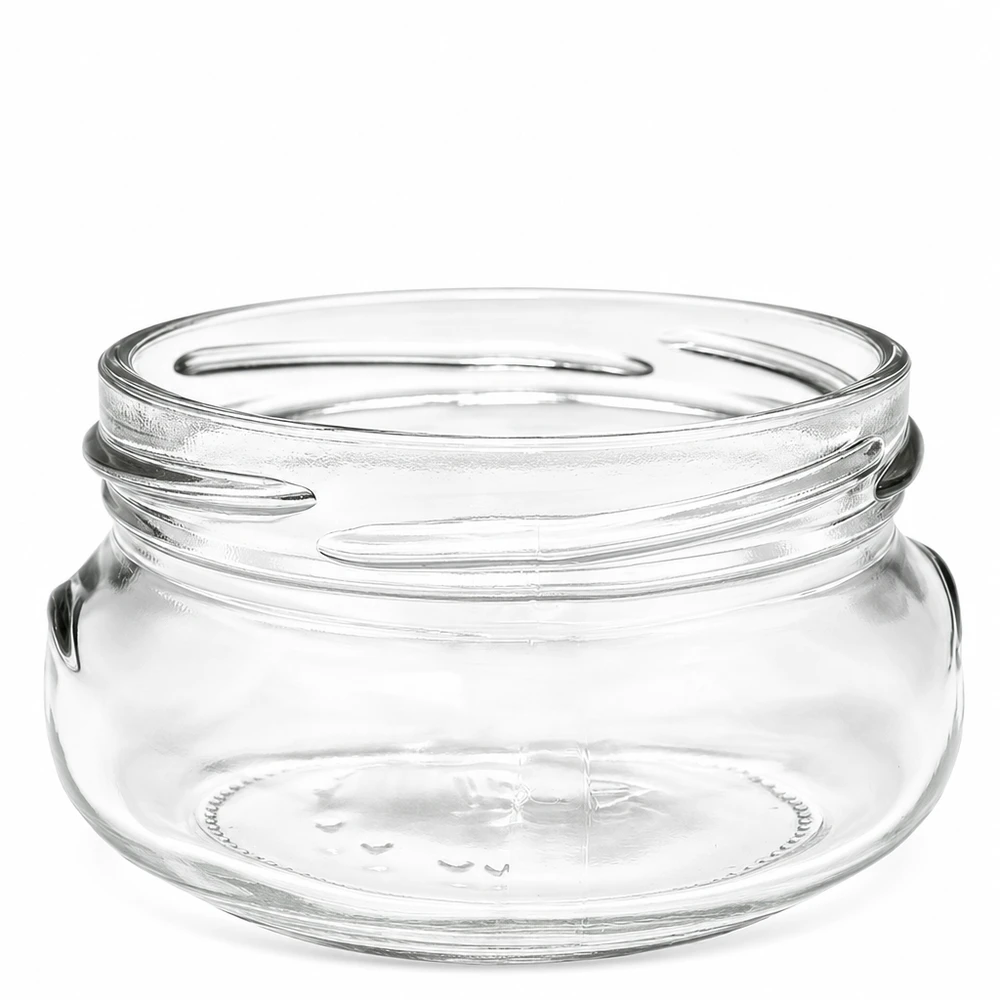 UNiTWIST Terrina120 - Słoik do Terrine 120ml TO70 UNiTWIST Terrina120 słoik do wazy 120ml TO70 gwint przezroczysty pusty bez pokrywki
