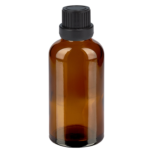 Butelka 50 ml 11 mm SV czarna OV BrownLine UT18/50