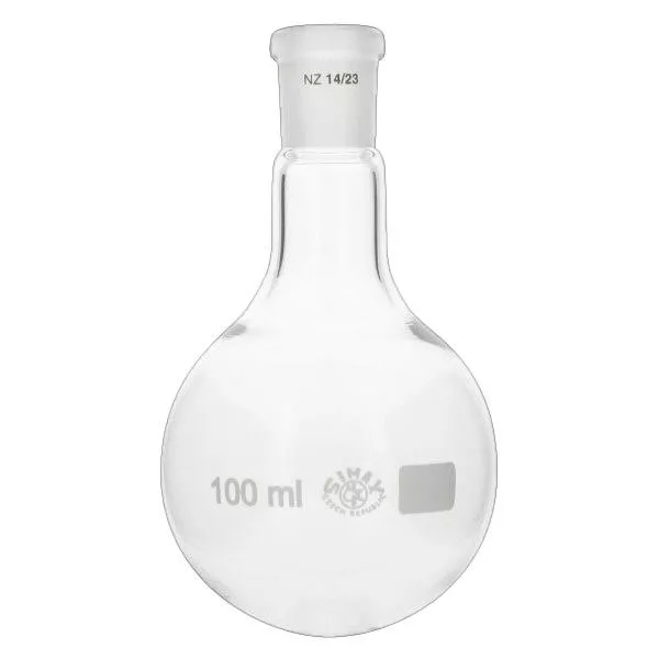 Kolba okrągłodenna 100 ml ze standardowym szlifowanym złączem (14/23) Kolba okrągłodenna 100 ml ze standardowym szlifowanym złączem (14/23)