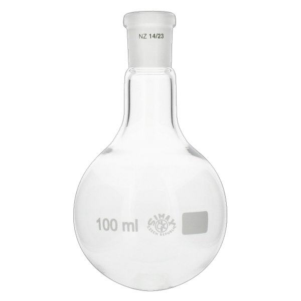 Kolba okrągłodenna 100 ml ze standardowym szlifowanym złączem (14/23) Kolba okrągłodenna 100 ml ze standardowym szlifowanym złączem (14/23)