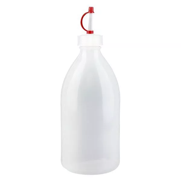 Butelka z zakraplaczem 500 ml, butelka laboratoryjna z wąską szyjką