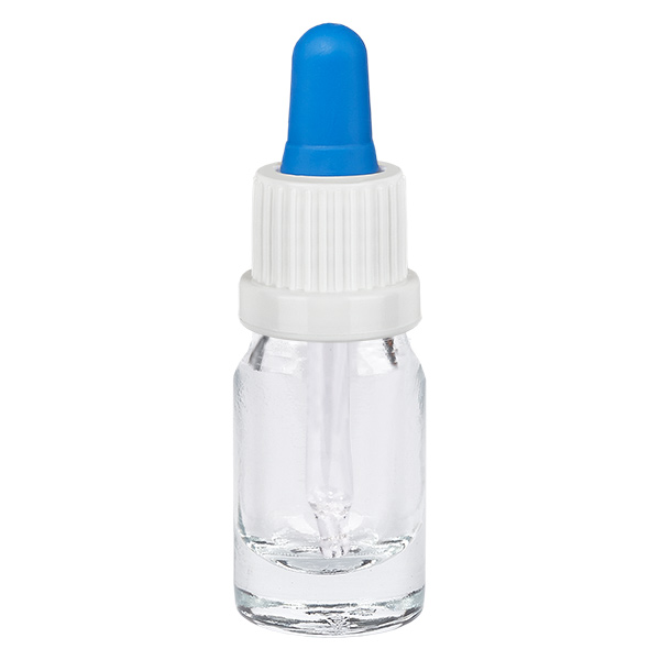 Butelka z pipetą 5 ml biała/niebieska OV ClearLine UT18/5 Butelka z pipetą 5 ml biała/niebieska OV ClearLine UT18/5