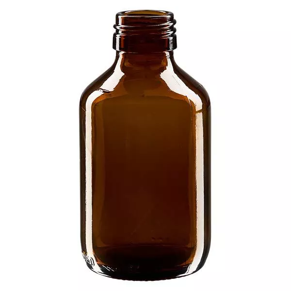 Butelka na lek 150ml brązowa, bez zakrętki PP28 ApoGlas. Farmaceutyczna jakość produkcji UE. Gwint 28 mm. (syrop, butelka z lekkiego szkła) Butelka na lek 150ml brązowa, bez zakrętki PP28 ApoGlas. Farmaceutyczna jakość produkcji UE. Gwint 28 mm. (syrop, butelka z lekkiego szkła)