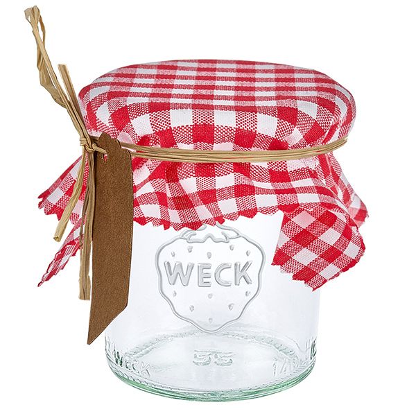 Serwetka materia&#322;owa czerwona w kratk&#281; 120x120mm kwadratowa