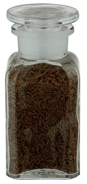 Pomys&#322; na s&#322;oik na przyprawy: kwadratowa butelka aptekarska 100 ml z szerok&#261; szyjk&#261;