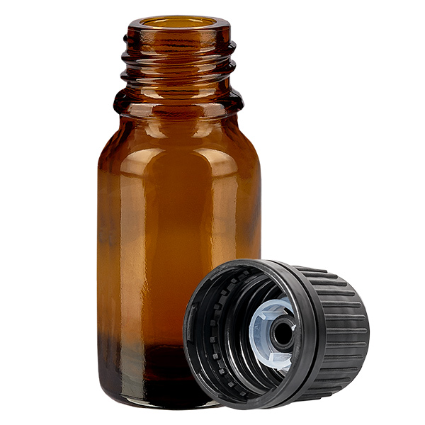 Butelka (globulowa) 10 ml 8 mm GR s. OV BrownL. UT18/10