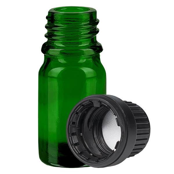 Butelka 5 ml 11 mm SV czarna OV GreenLine UT18/5 Butelka 5 ml 11 mm SV czarna OV GreenLine UT18/5