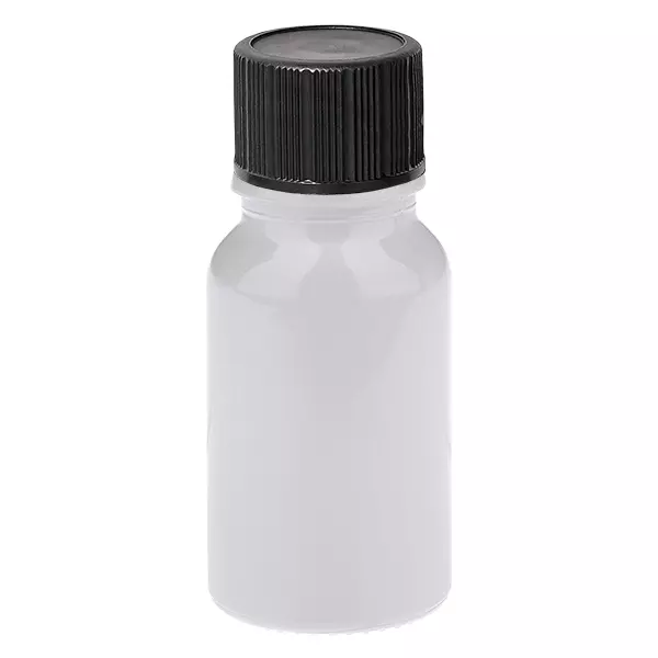 Butelka z zakraplaczem 10 ml, 1 mm, czarna, standardowe zamknięcie WhiteLine UT18/10 Butelka z zakraplaczem 10 ml, 1 mm, czarna, standardowe zamknięcie WhiteLine UT18/10