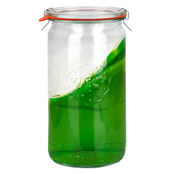 Zestaw 24 słoików Weck o pojemności 340 ml z 24 szklanymi pokrywkami Zestaw 24 słoików Weck o pojemności 340 ml z 24 szklanymi pokrywkami