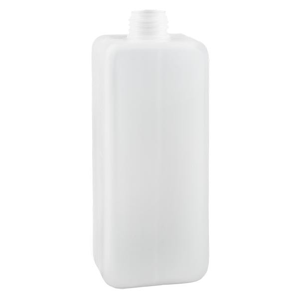Butelka na chemikalia 1000ml, wąska szyjka wykonana z PE-HD, kolor naturalny, GL 32 Butelka na chemikalia 1000ml, wąska szyjka wykonana z PE-HD, kolor naturalny, GL 32