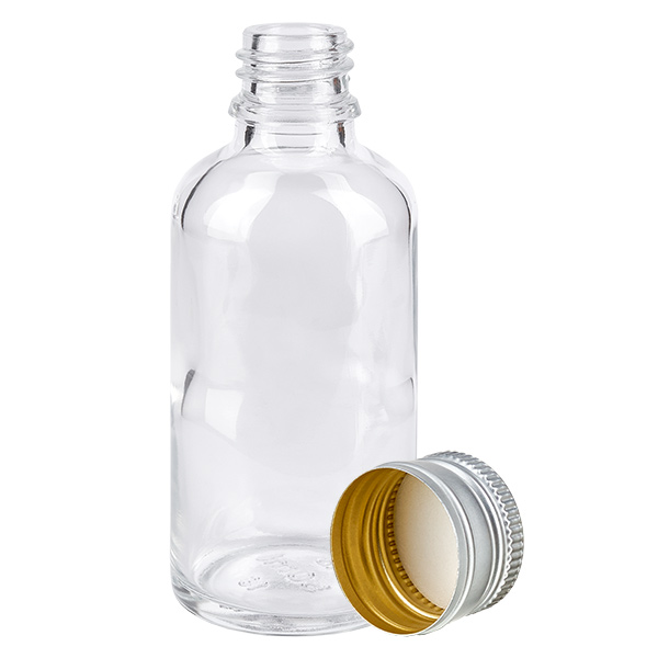 50 ml butelka 11 mm SV aluminiowo-srebrna STD ClearL.UT18/50