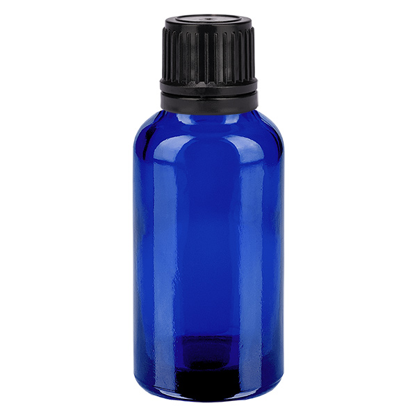 Butelka (globulowa) 30 ml 3 mm GR s. STD BlueL. UT18/30