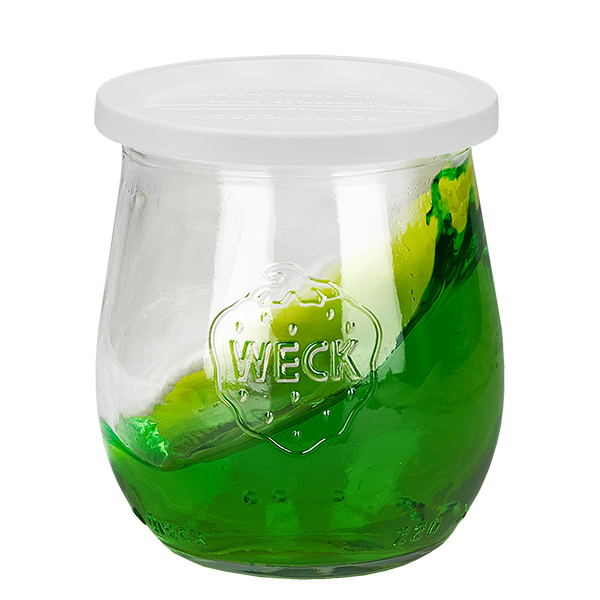 Zestaw 12 słoików Weck 220 ml w kształcie tulipana z 12 pokrywkami do przetworów Zestaw 12 słoików Weck 220 ml w kształcie tulipana z 12 pokrywkami do przetworów