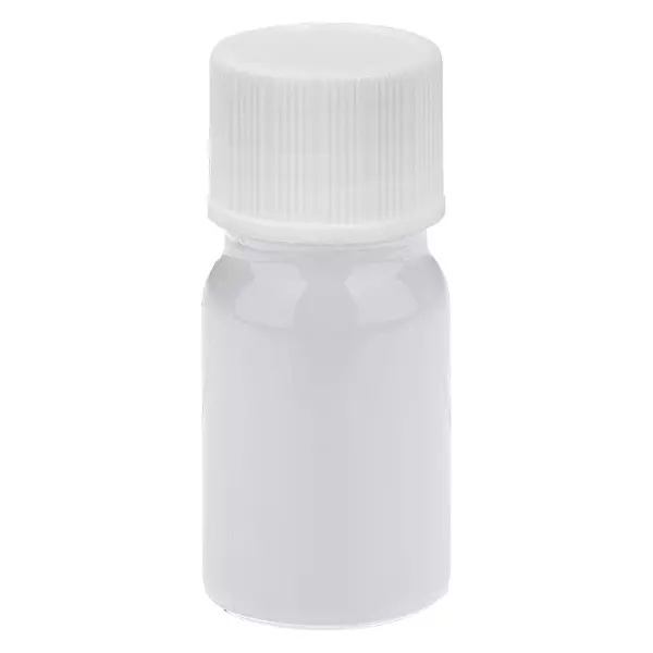5ml Flasche 11mm Schraubverschluss weiß Standard WhiteLine UT18/5