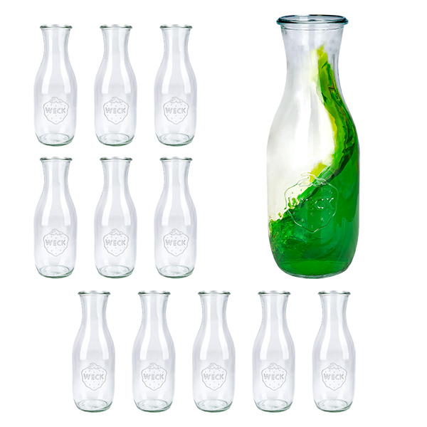 Zestaw 12 słoików Weck 1062 ml, butelki na sok Zestaw 12 słoików Weck 1062 ml, butelki na sok