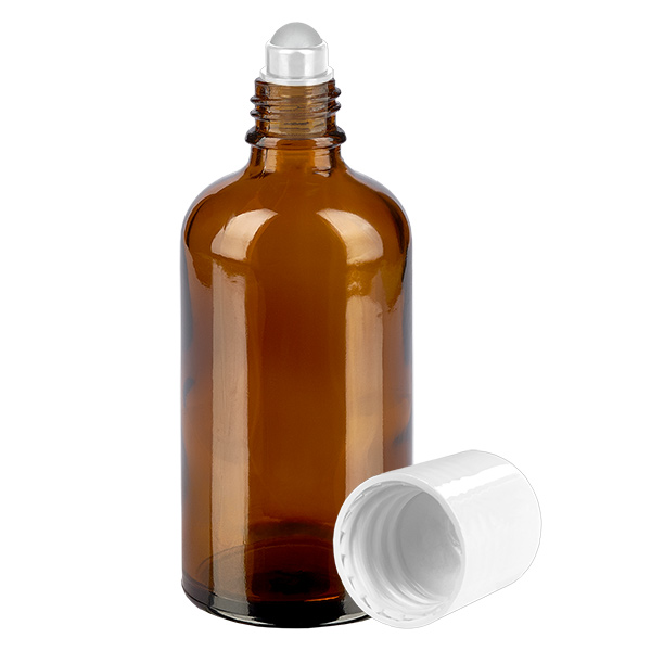 100 ml butelka roll-on bia&#322;a STD BrownLine UT18/100