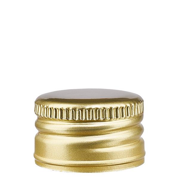 Z&#322;ota aluminiowa nasadka PP22 bez zawini&#281;tej kraw&#281;dzi