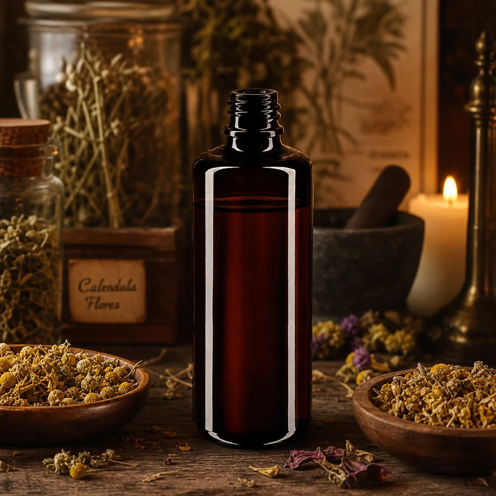 Wysokiej jakości butelka z zakraplaczem Orion o pojemności 100 ml wykonana z fioletowego szkła Miron do profesjonalnej aromaterapii i naturoterapii.