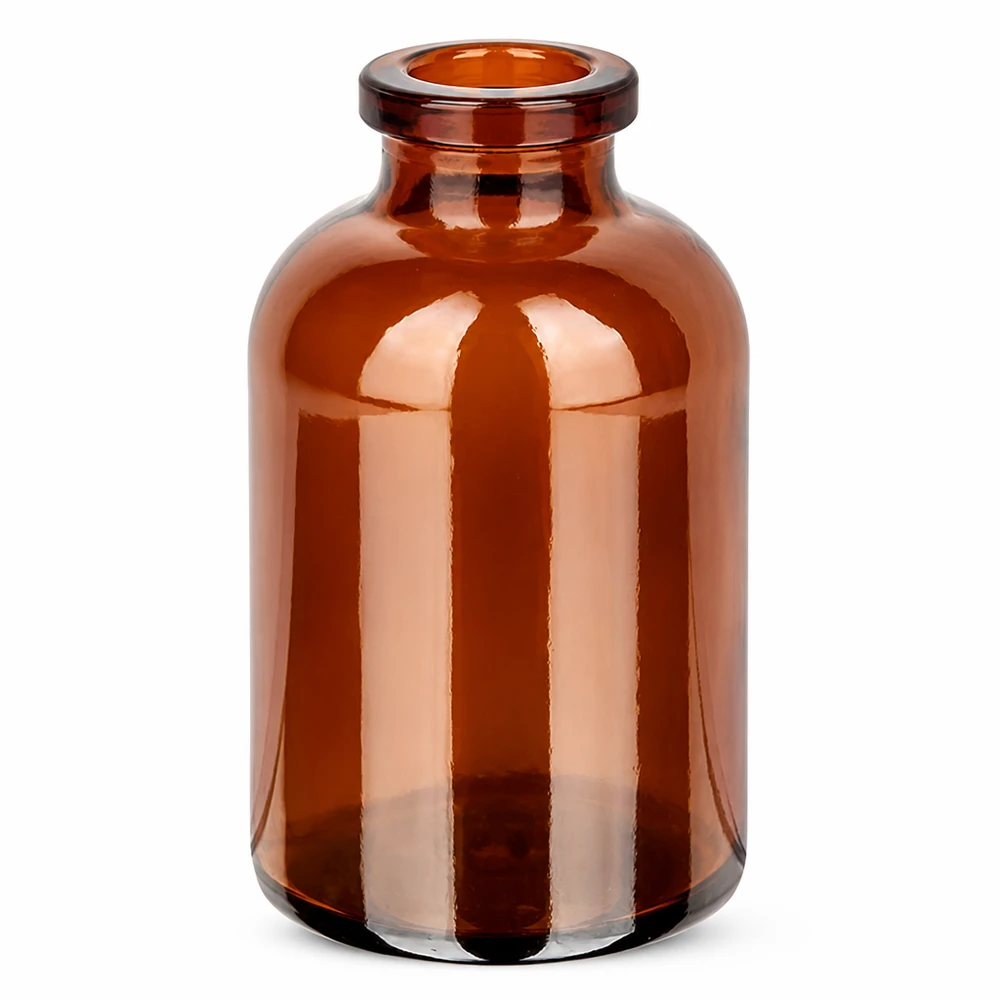 Butelka iniekcyjna z bursztynowego szkła 30 ml Sterile Injektionsflasche 30ml Braunglas mit Bördelrand für Gummistopfen geeignet
