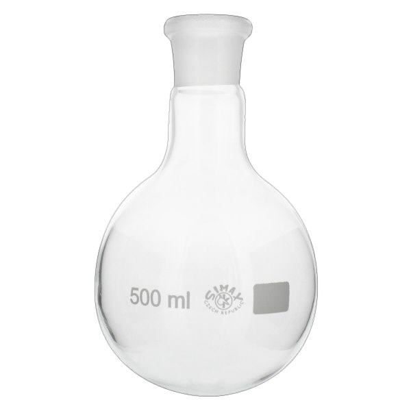 Kolba okrągłodenna 500 ml ze standardowym szlifowanym złączem (29/32) Kolba okrągłodenna 500 ml ze standardowym szlifowanym złączem (29/32)