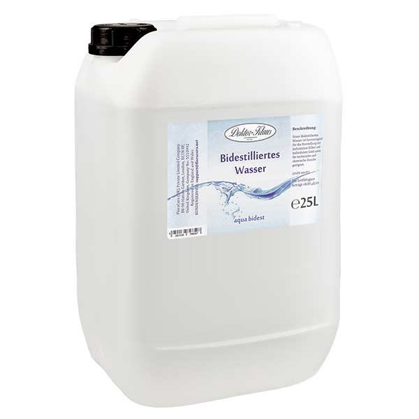 25 litr&#243;w podw&#243;jnie destylowanej wody Doktor-Klaus