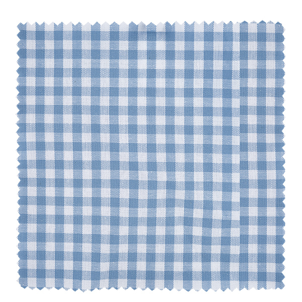 Tkanina serwetka jasnoniebieska w kratkę 150x150mm kwadratowa Tkanina serwetka jasnoniebieska w kratkę 150x150mm kwadratowa