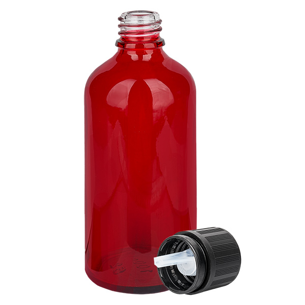Butelka z zakraplaczem 100 ml 1mm s. OV KiSi Bli RedL. UT18/100 Butelka z zakraplaczem 100 ml 1mm s. OV KiSi Bli RedL. UT18/100