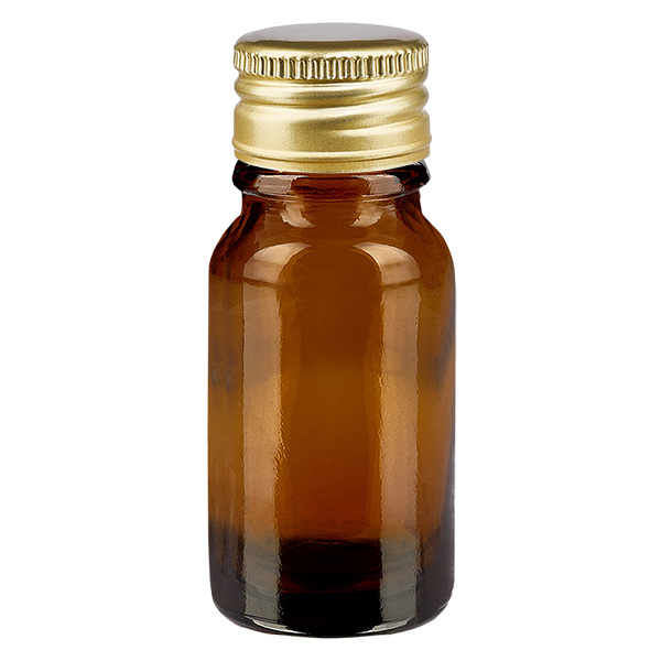 Butelka 10 ml 11 mm SV aluminiowo-z&#322;ota STD BrownL. UT18/10