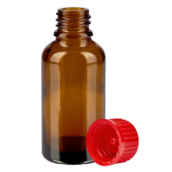 Butelka 30 ml 11 mm SV czerwona STD BrownLine UT18/30