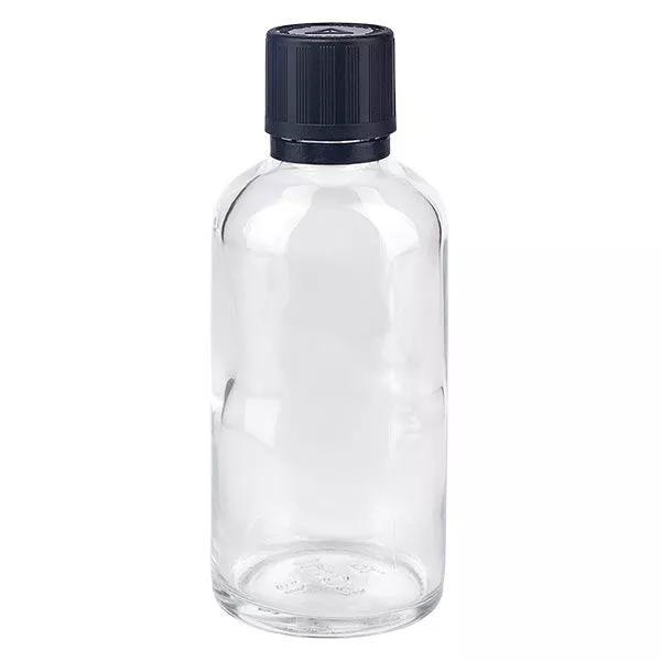 Apotfl. przezroczysty 50ml kroplówka v. Pr. 1mm s. KiSi Bliw OV