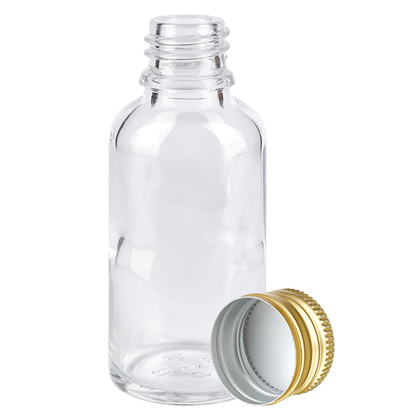 Butelka 30 ml 11 mm SV Alu-Gold STD ClearL. UT18/30 Butelka 30 ml 11 mm SV Alu-Gold STD ClearL. UT18/30
