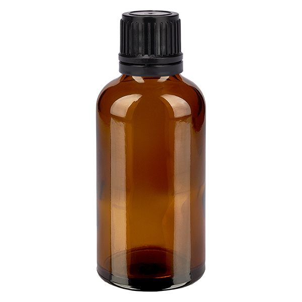 Butelka 50 ml 11 mm SV czarna OV BrownLine UT18/50