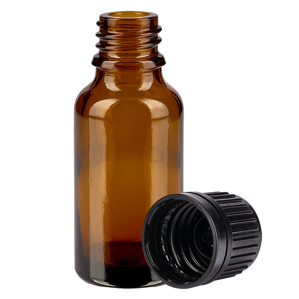 Butelka 20 ml, 11 mm SV, czarna OV BrownLine UT18/20