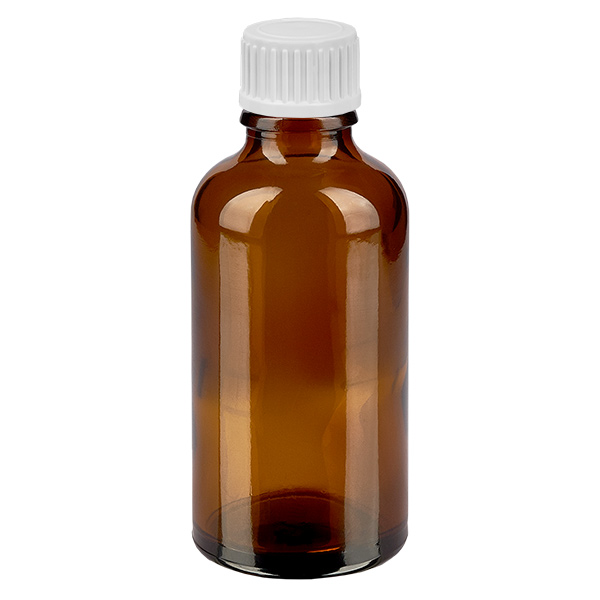 Butelka z kroplomierzem 50 ml 0,9 mm biały STD BrownLine UT18/50