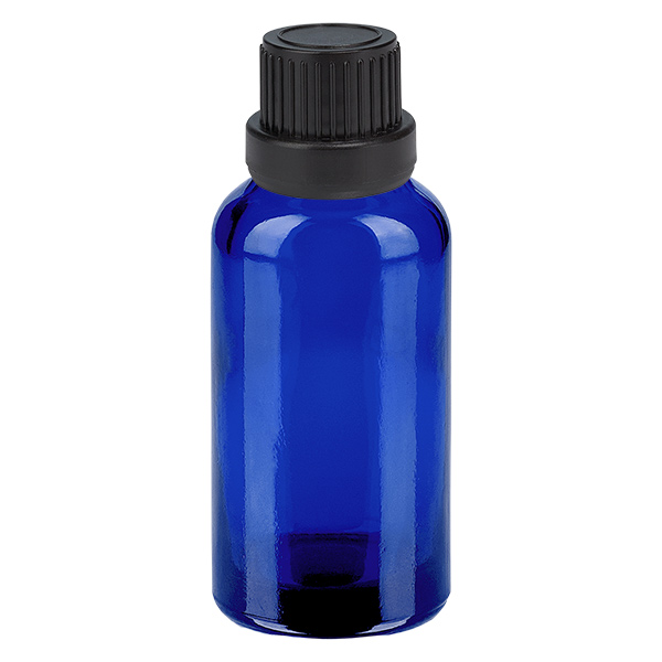 Butelka z zakraplaczem 30 ml 2 mm czarna OV BlueL. UT18/30