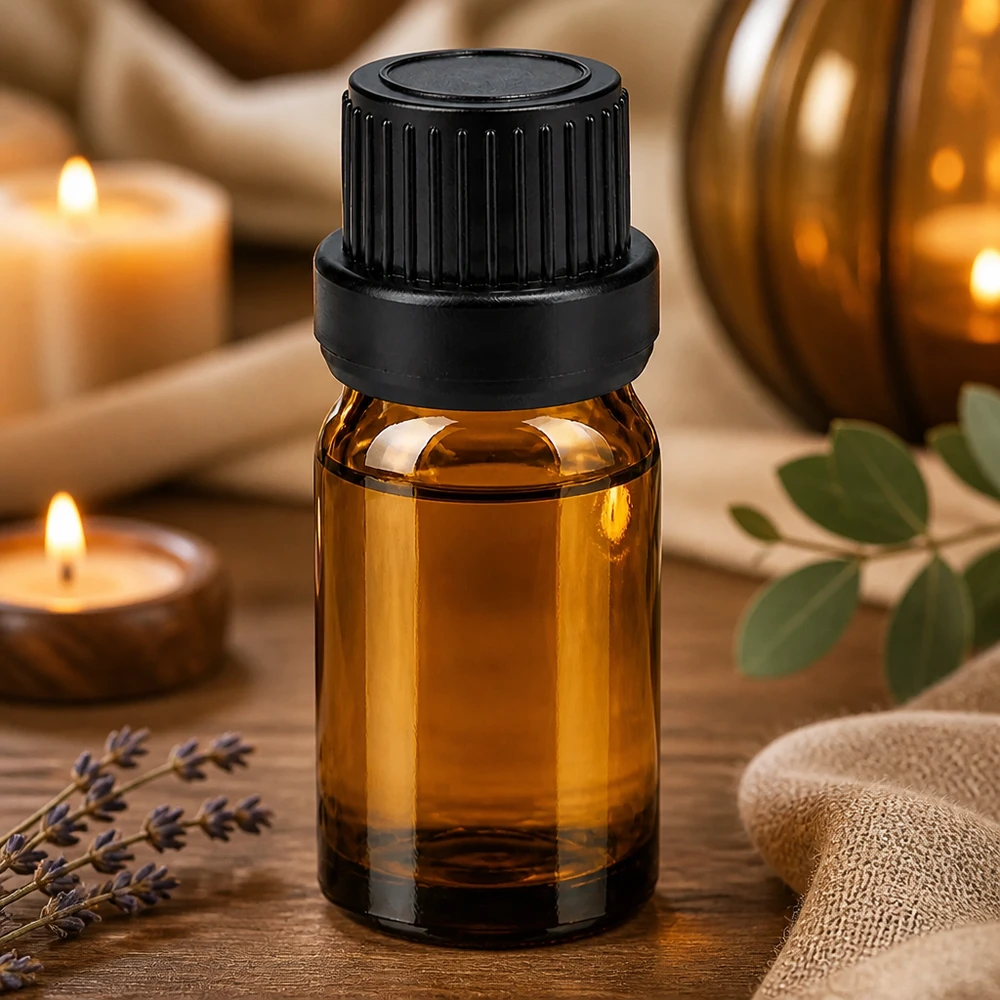 Butelka z zakraplaczem 5 ml 2 mm czarna OV BrownLine UT18/5 Wysokiej jakości szklana butelka o pojemności 5 ml z czarną nakrętką OV do zastosowań profesjonalnych