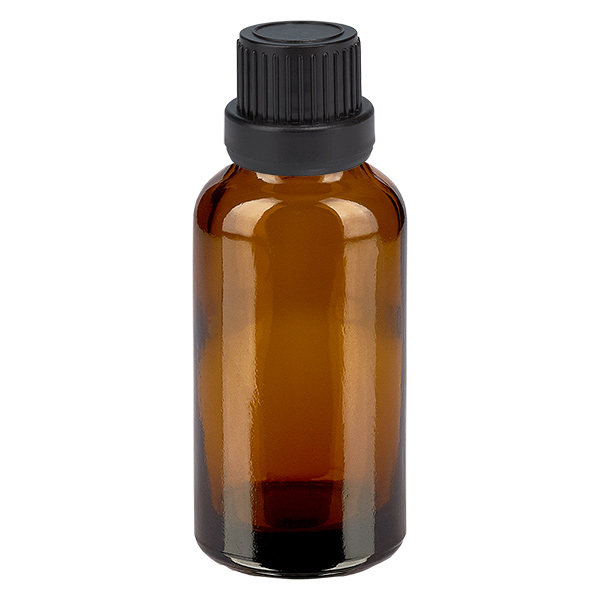 Butelka 30 ml 11 mm SV czarna OV BrownLine UT18/30