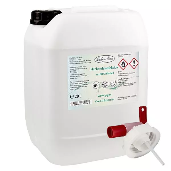 Wkład do dezynfekcji powierzchni 20L Doktor-Klaus